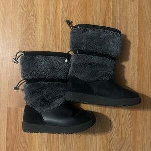 UGG Black and Gray Kids Boots